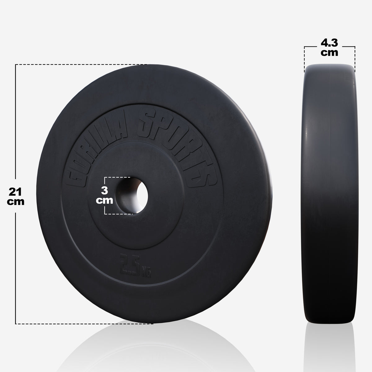 Vinyylinen levytankosarja 60 kg tankoineen