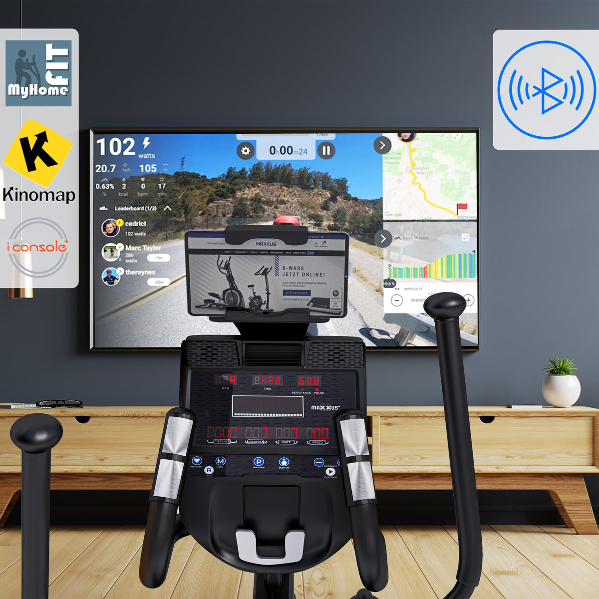 CX 9.1 crosstrainer ilma- ja magneettivastuksella