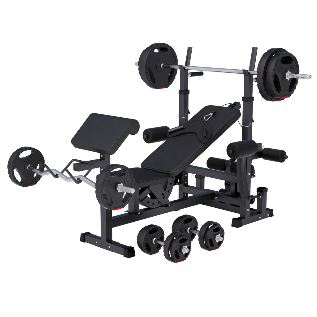 Monipuolinen treeniasema 100 kg Tri Grip painosetillä