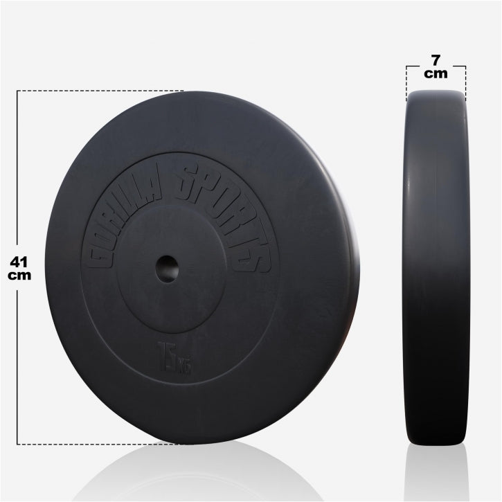 Vinyylinen levytankosarja 130 kg tangolla ja käsipainoilla