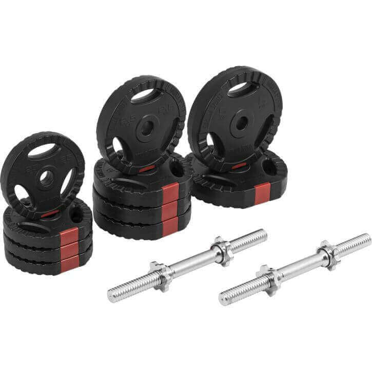 Tri Grip käsipainosetti 30 kg 35 cm tangoilla