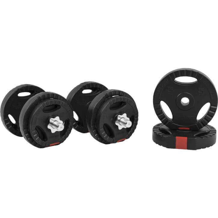 Tri Grip käsipainosetti 30 kg 35 cm tangoilla