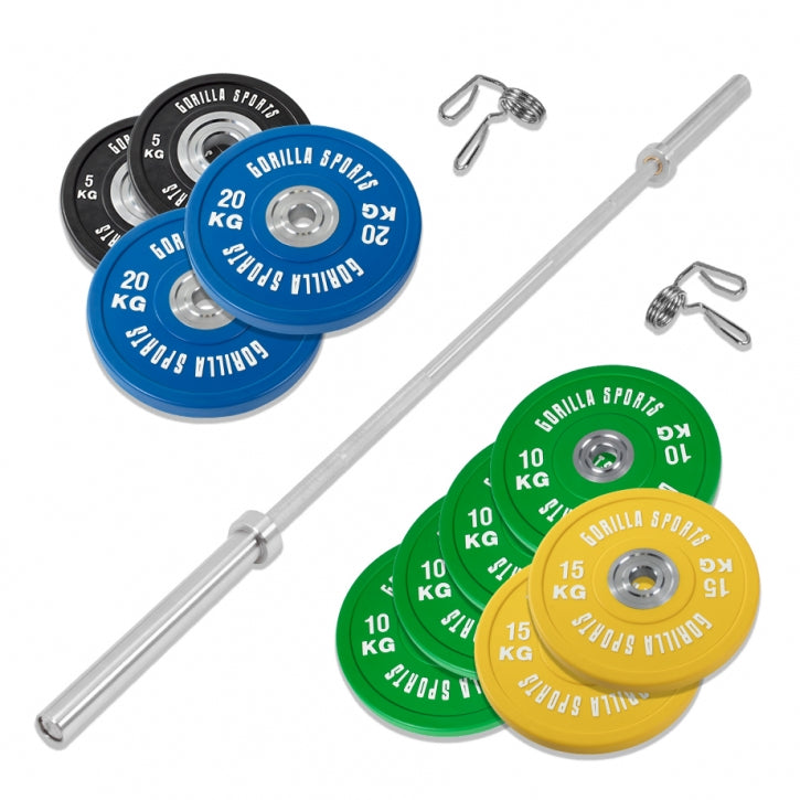 Half rack kyykkyteline ja levytankosarja 140 kg