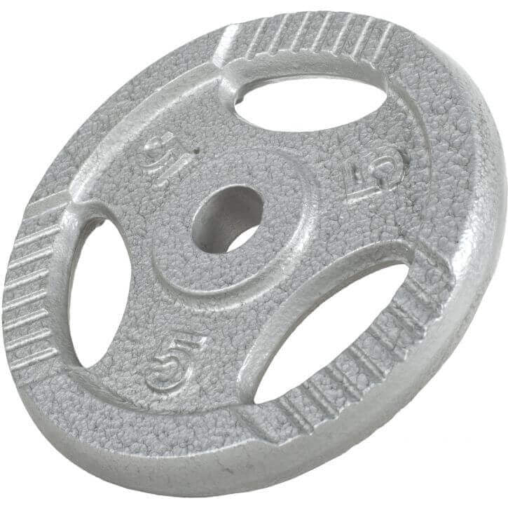Valurautainen levypaino otekahvoilla 5 kg 30 mm