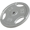 Valurautainen levypaino otekahvoilla 20 kg 30 mm