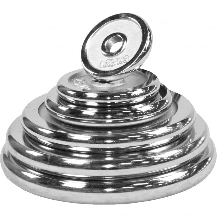 Kromattu käsipainosetti 30 kg