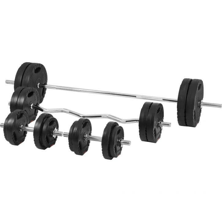 Säädettävä painonnostopenkki 100 kg Tri Grip sarjalla