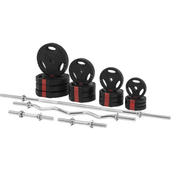 Säädettävä painonnostopenkki 100 kg Tri Grip sarjalla