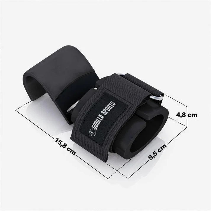 Vetoremmit koukuilla 2 kpl, max. 100 kg