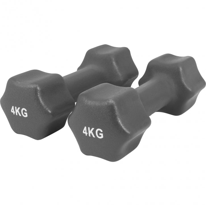 Aerobic-hexagonkäsipainot neopreenipinnoitteella
