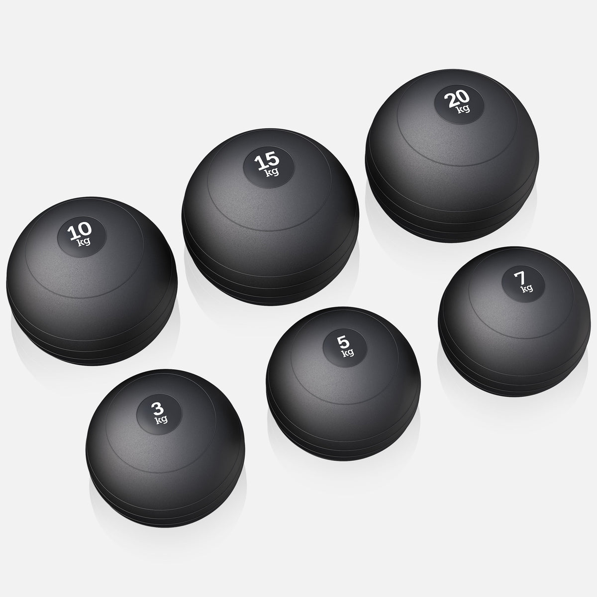 Slam Ball kuntopallo 3–20 kg, pitävä kumipinta