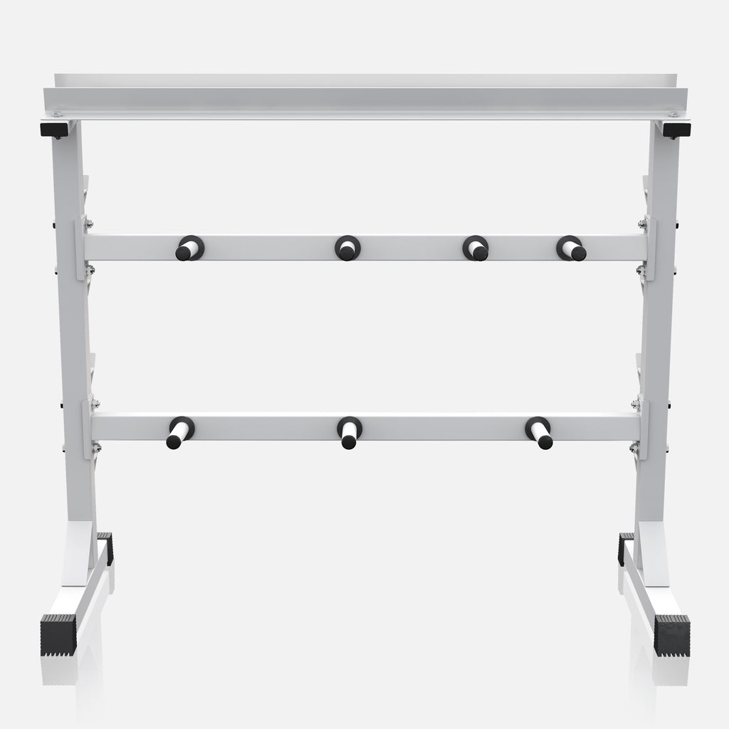 3-In-1 painoteline levyille, käsipainoille ja tangoille