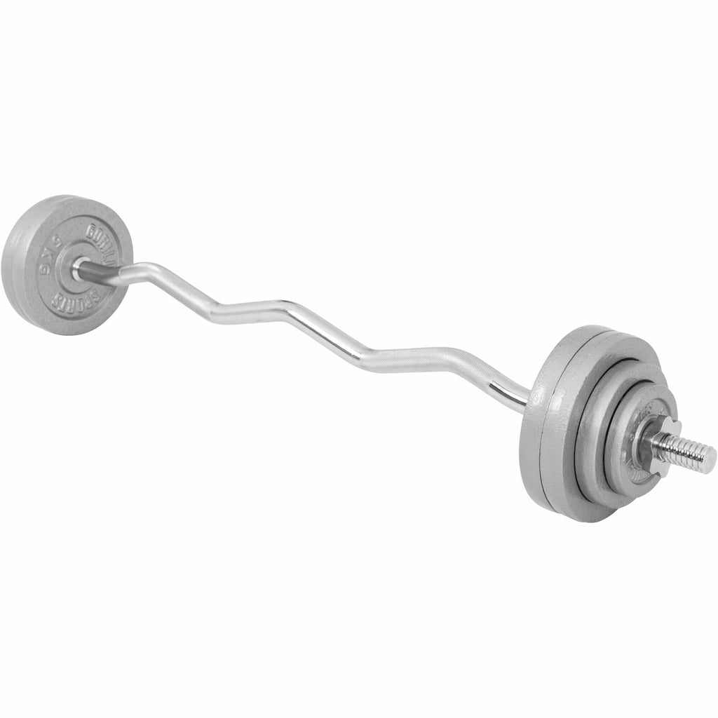 Valurautainen levytankosetti 35 kg EZ-tangolla