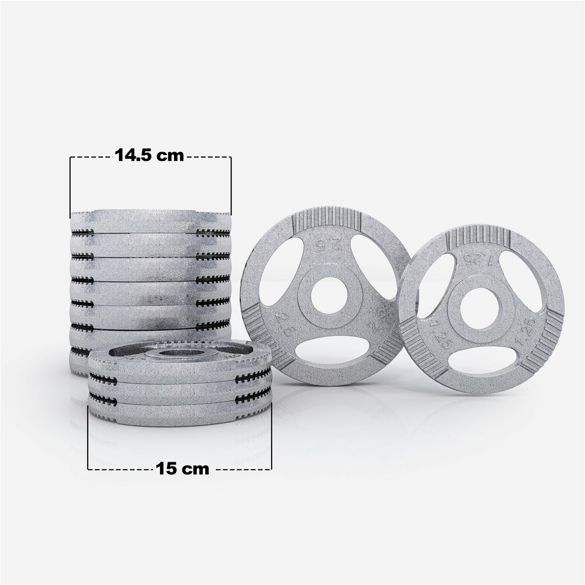 Tri Grip käsipainosetti 30 kg valuraudasta
