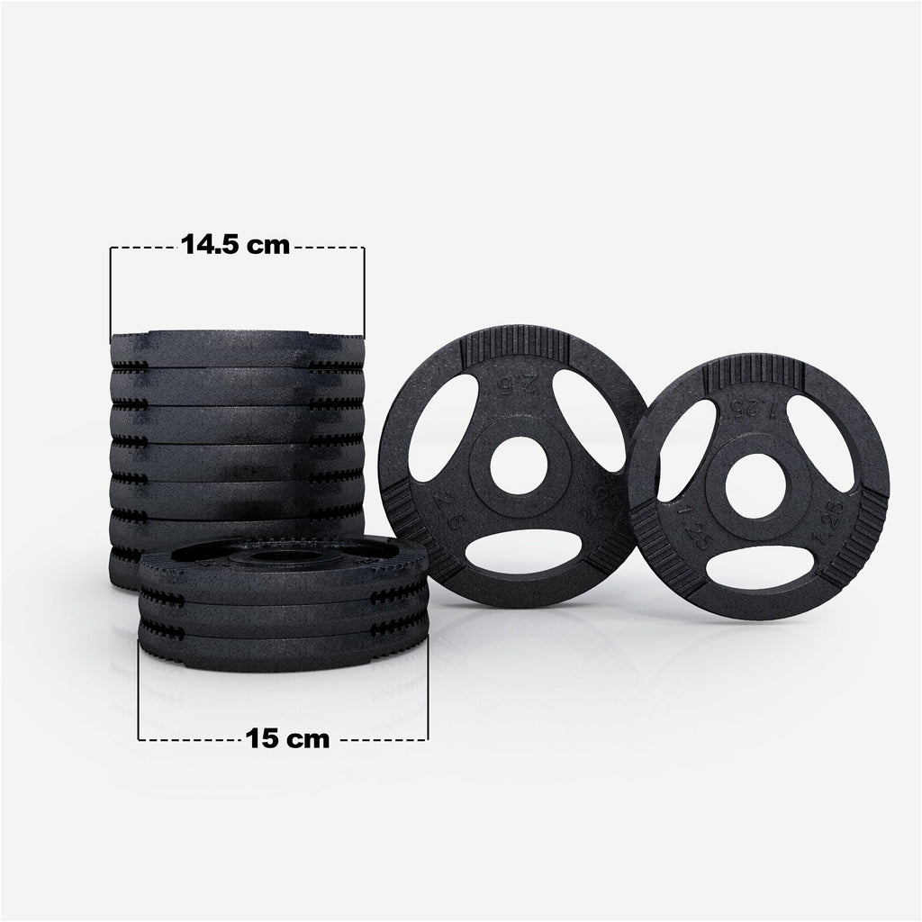 Tri Grip käsipainosetti 30 kg kierrelukoilla