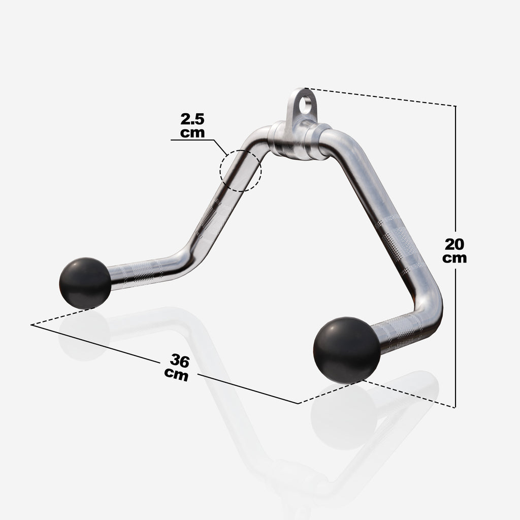 Kumipäinen soutukahva taljaan 30 cm