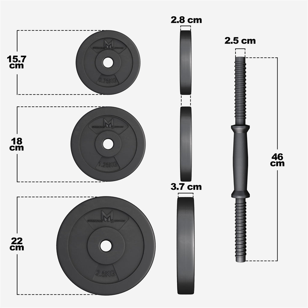 Säädettävä käsipainosarja 30 kg
