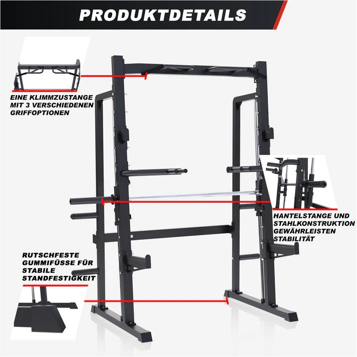 Half Rack Smith-laite levypainotelineillä
