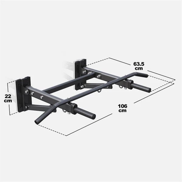 Taitettava 4-in-1 leuanvetotanko seinään
