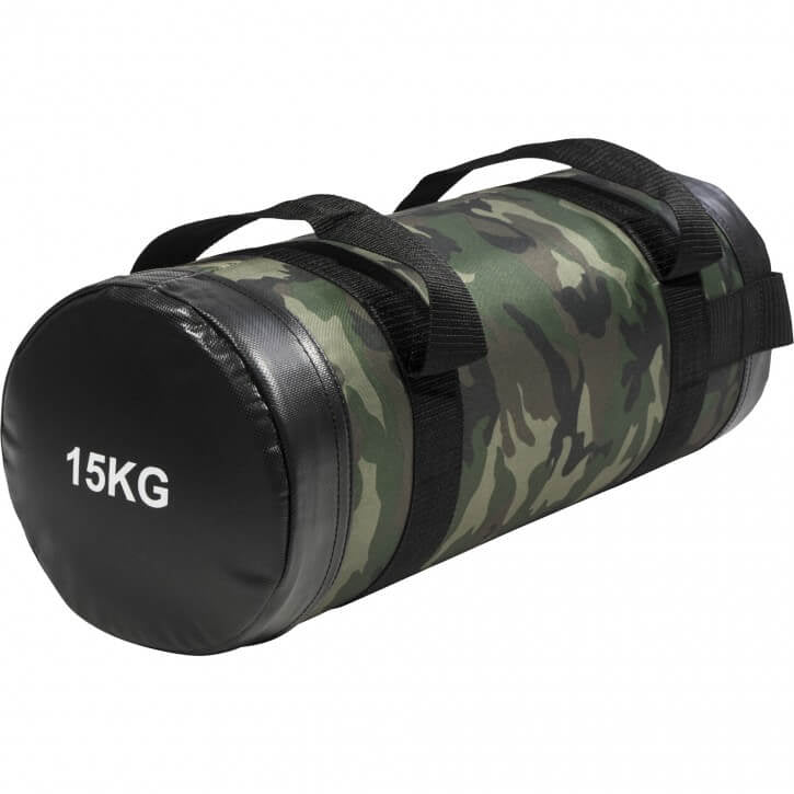 Fitnessbag-hiekkasäkki maastokuvioinnilla
