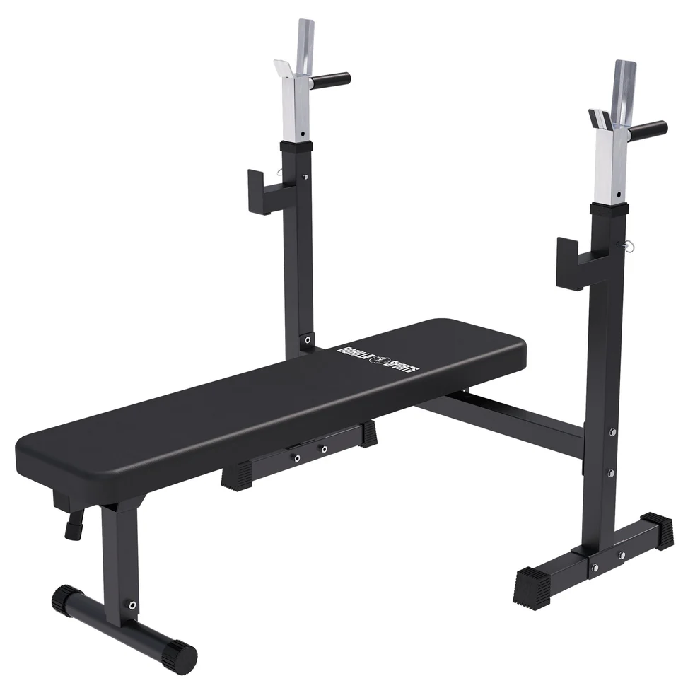 Taitettava painonnostopenkki + 70 kg levytankosarja
