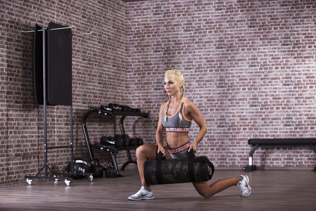 Fitnessbag-hiekkasäkki maastokuvioinnilla