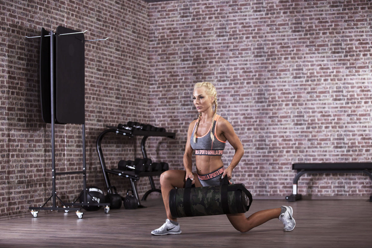 Fitnessbag-hiekkasäkki maastokuvioinnilla