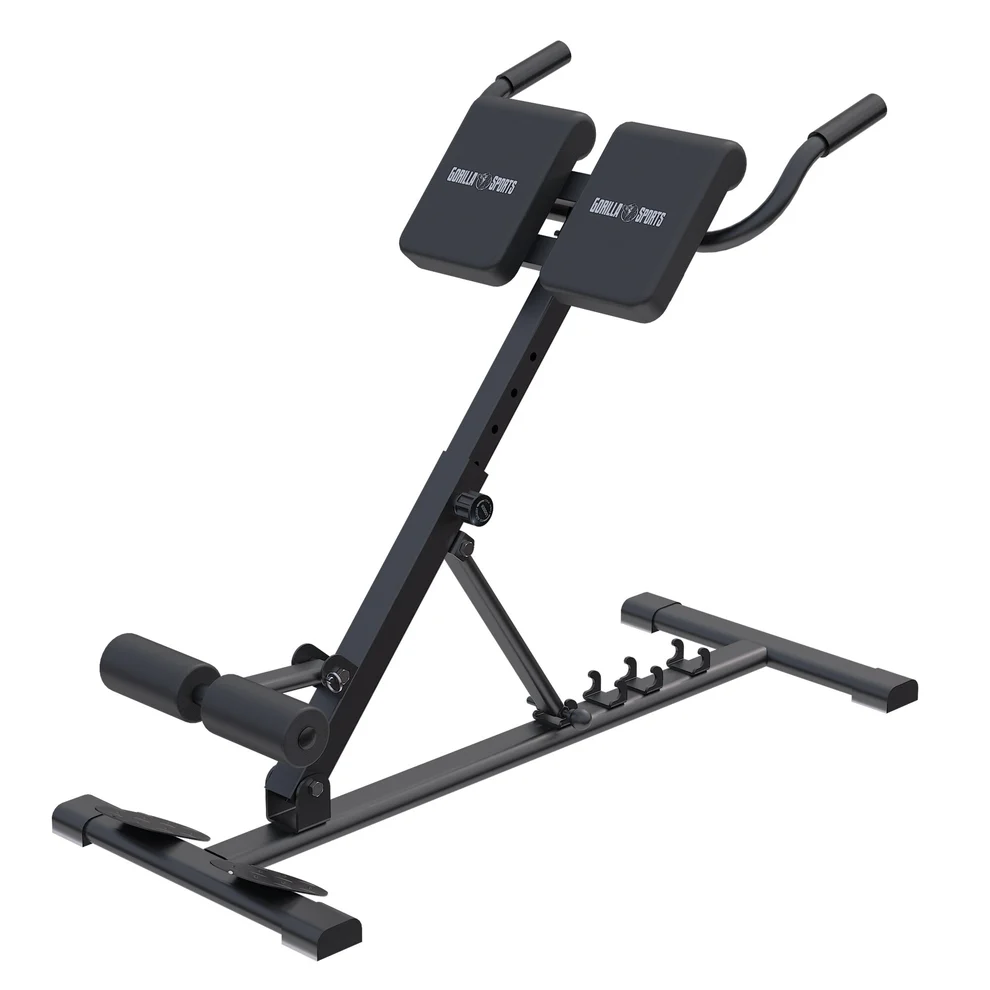 Taitettava selkäpenkki 150 kg, musta