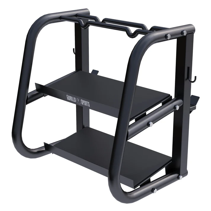 2-Tasoinen käsipainoteline max 300 kg
