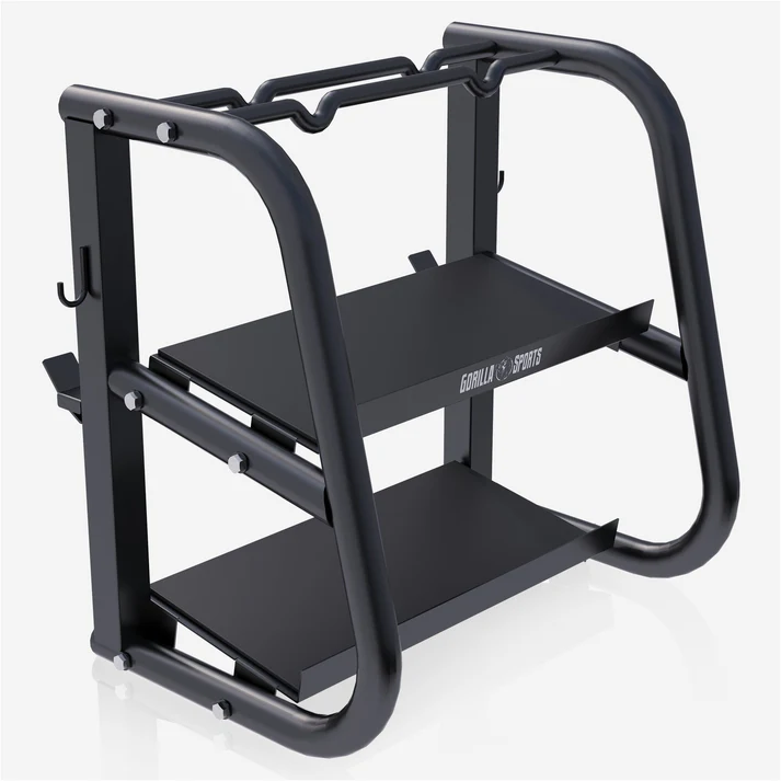2-Tasoinen käsipainoteline max 300 kg