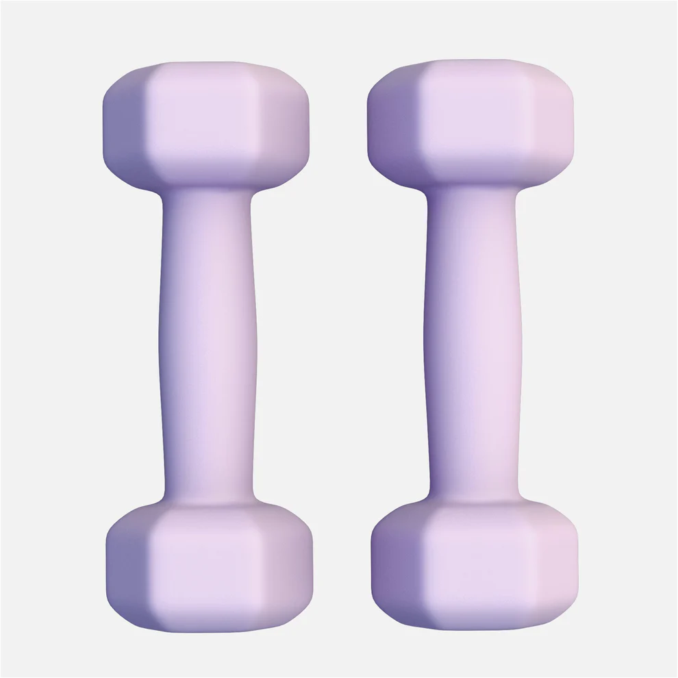 Neopreenikäsipainot 1 kg / 2 kpl, lila
