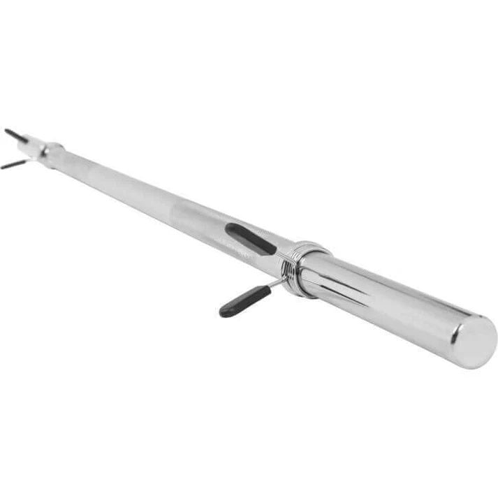 Suora levytanko 120 cm jousilukoilla, 30 mm