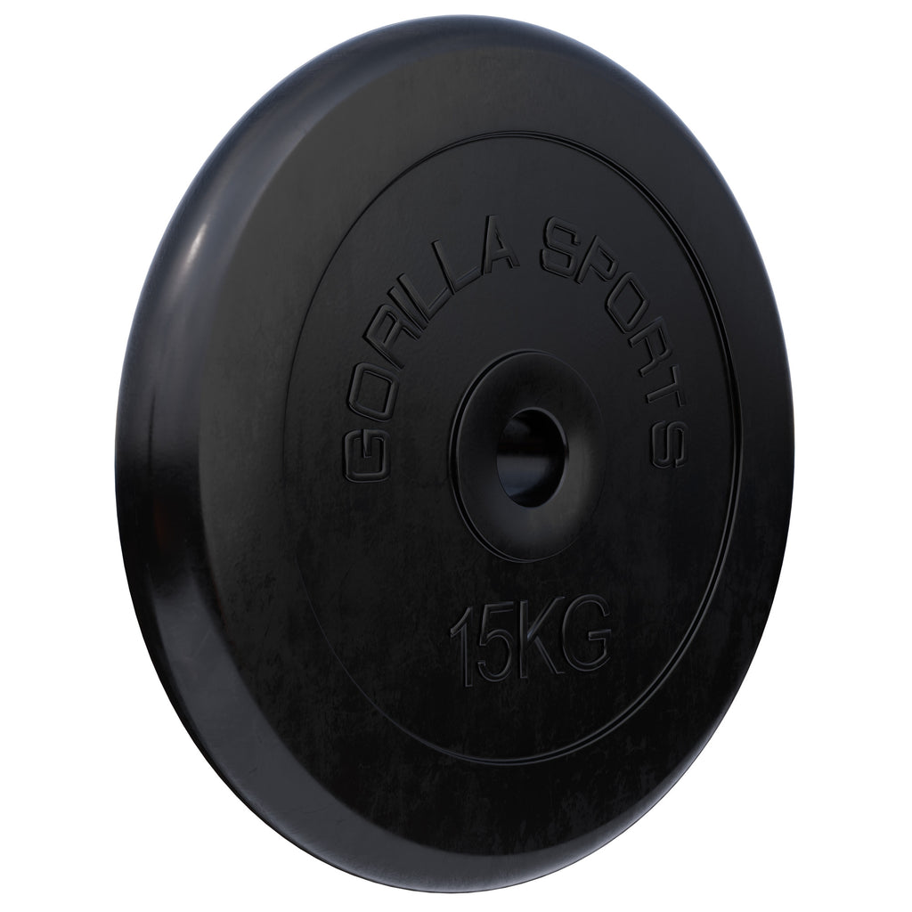 Kumipäällysteinen levypaino 15 kg 30 mm
