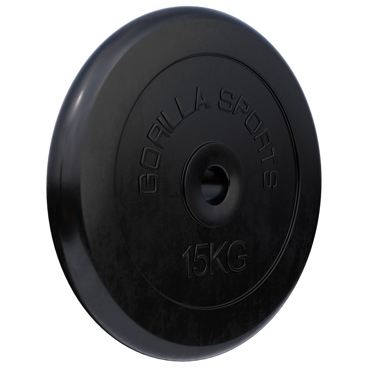 Kumipäällysteinen levypaino 15 kg 30 mm