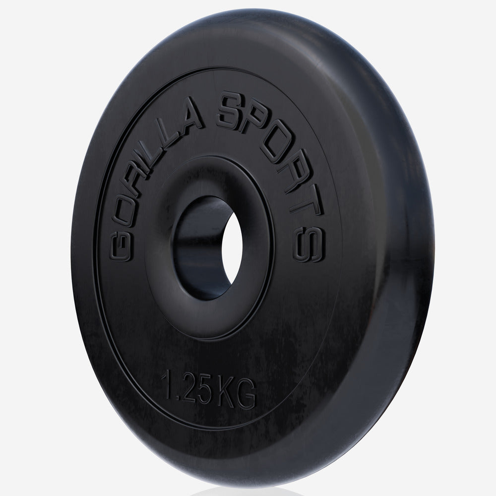 Kumipäällysteinen levypaino 1,25 kg, 30 mm