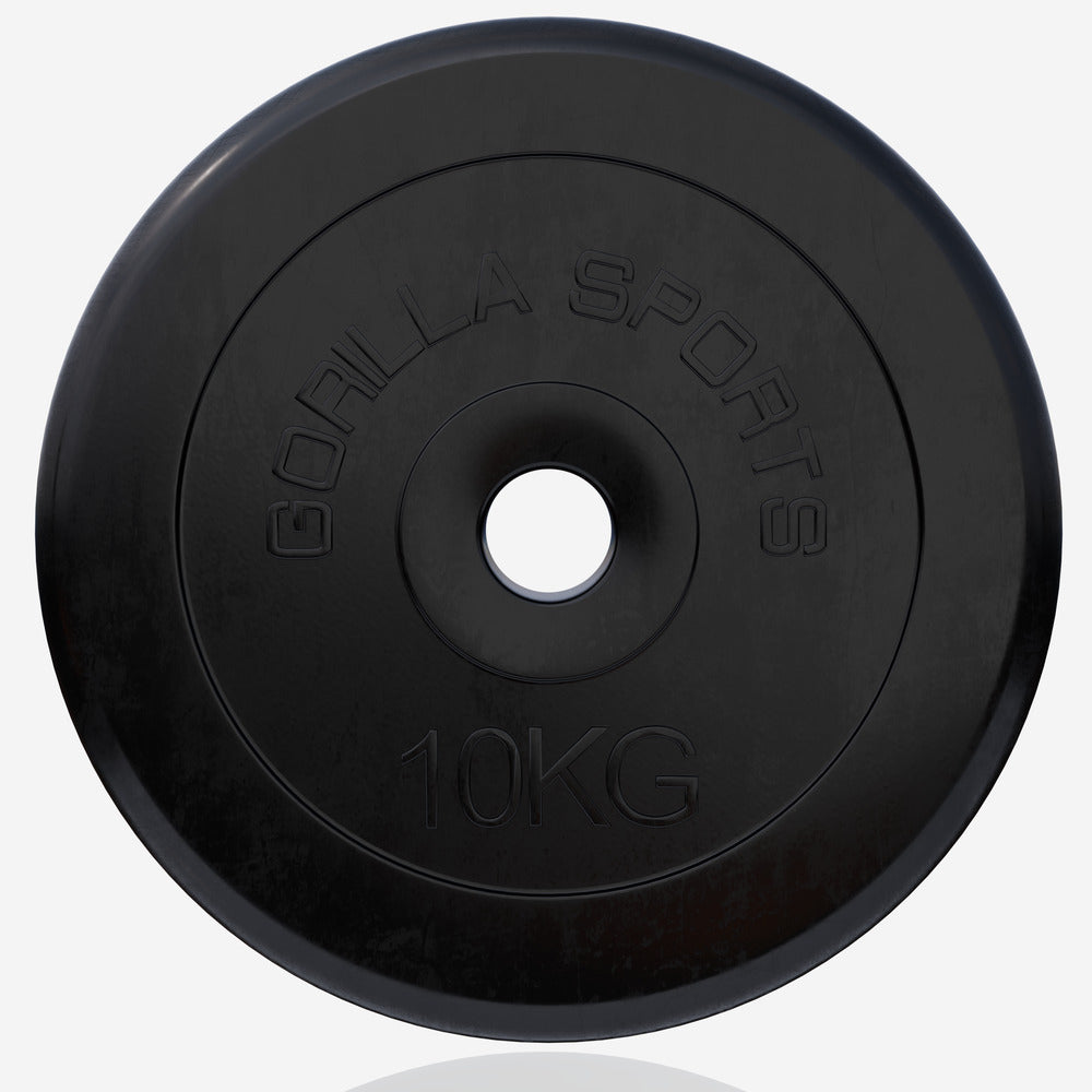 Kumipäällysteinen levypaino 10 kg 30 mm