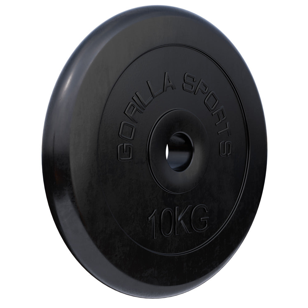 Kumipäällysteinen levypaino 10 kg 30 mm
