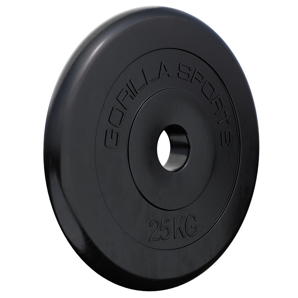 Kumipäällysteinen levypaino 25 kg 30 mm