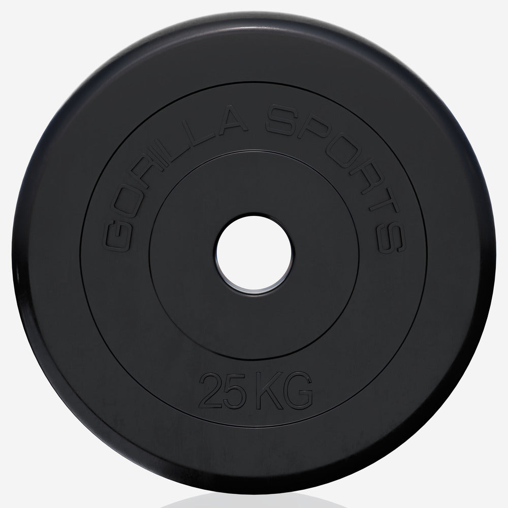 Kumipäällysteinen levypaino 25 kg 30 mm
