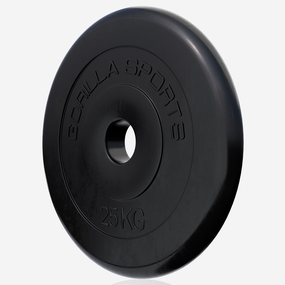 Kumipäällysteinen levypaino 25 kg 30 mm