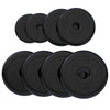 Kumiset levypainot 30 mm, 2 x 1,25 kg + 2 x 2,5 kg + 4 x 5 kg