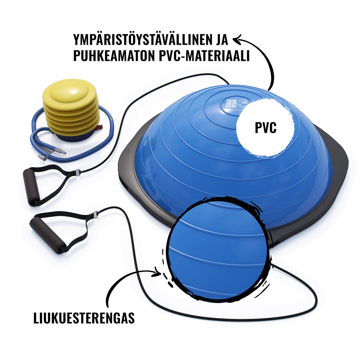 Bosu-pallo / Balance Trainer 52 cm