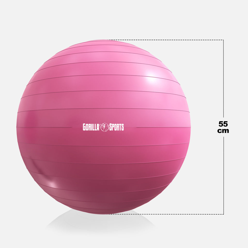 Jumppapallo 55 cm pumpulla