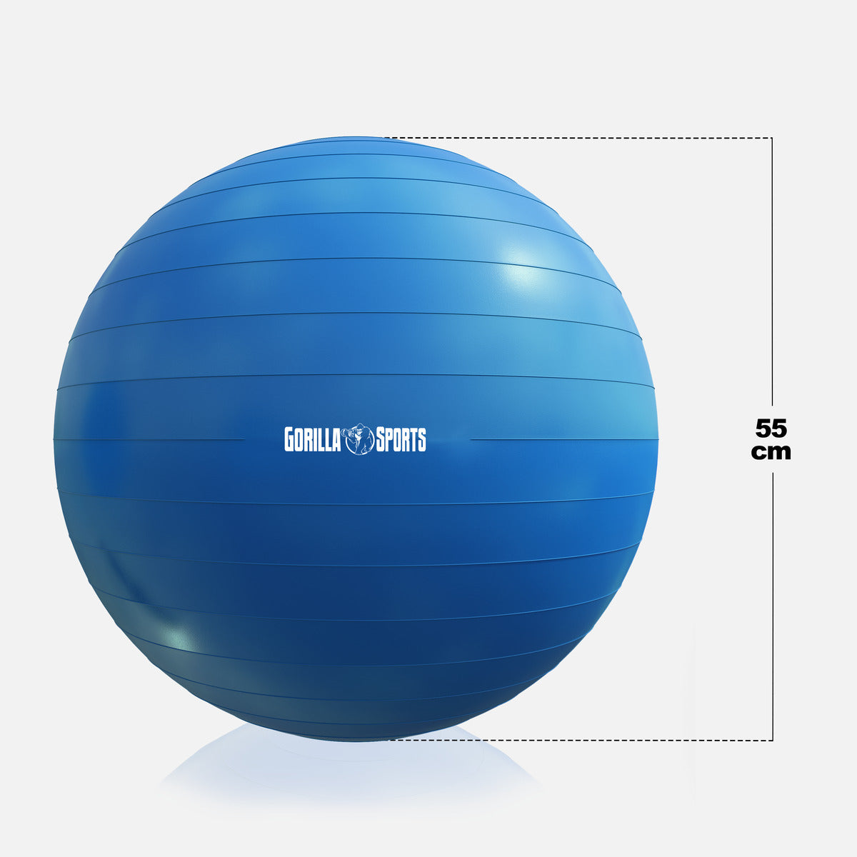 Jumppapallo 55 cm pumpulla