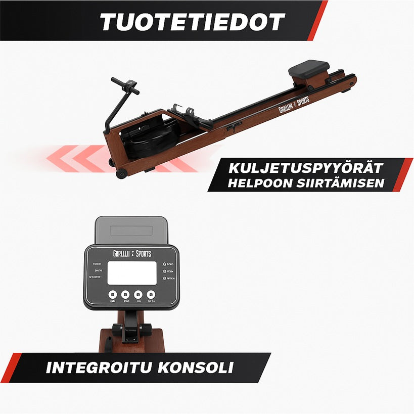 Vesivastussoutulaite puurunkoisella rungolla