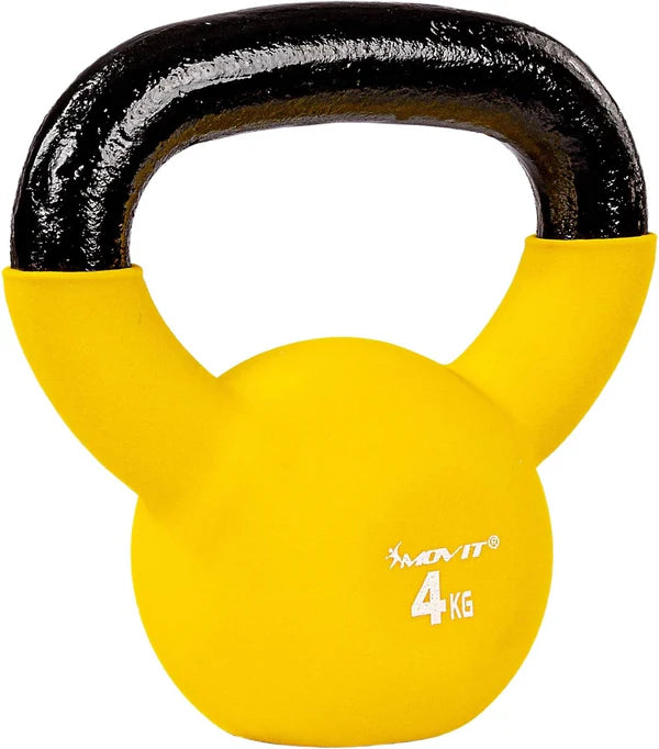 Valurautainen kahvakuula neopreenipinnoiteella 2–24 kg