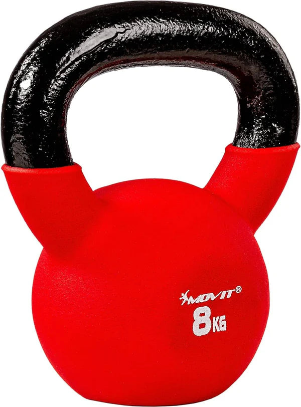 Valurautainen kahvakuula neopreenipinnoiteella 2–24 kg