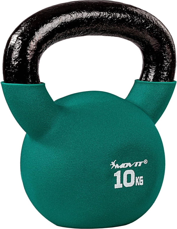 Valurautainen kahvakuula neopreenipinnoiteella 2–24 kg