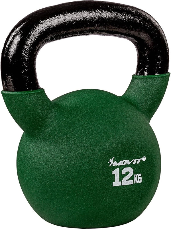 Valurautainen kahvakuula neopreenipinnoiteella 2–24 kg