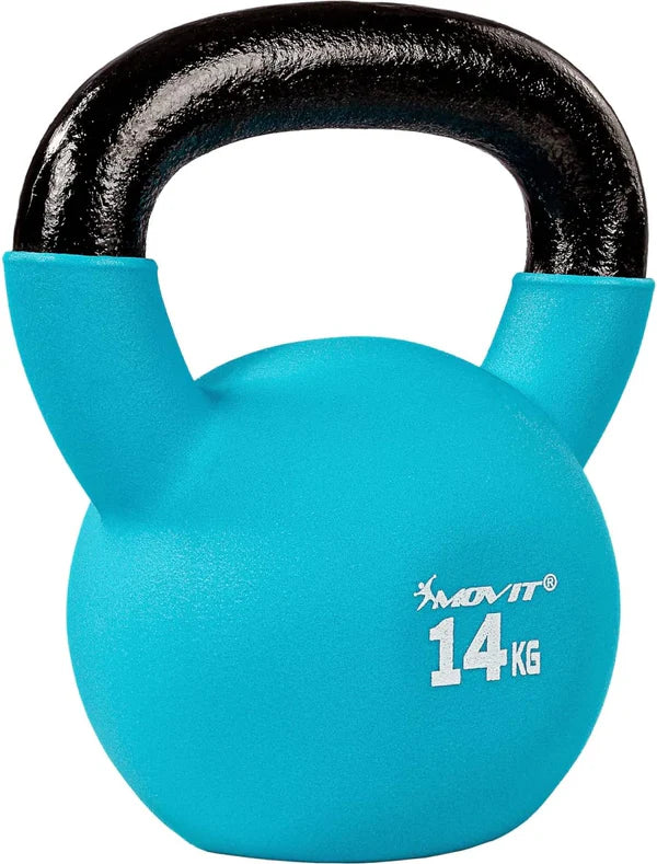 Valurautainen kahvakuula neopreenipinnoiteella 2–24 kg